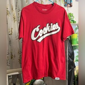 Cookies Red Cotton T-Shirt